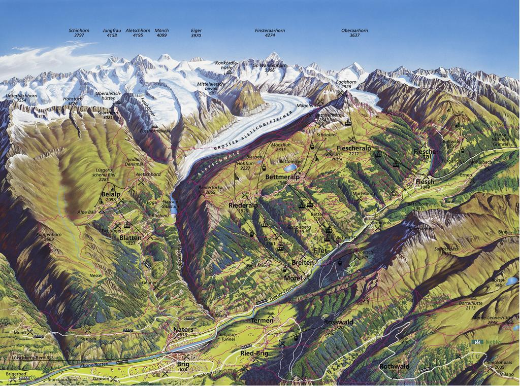 Swiss Chalet-Style Hotel Walliser Spycher Riederalp Exterior foto